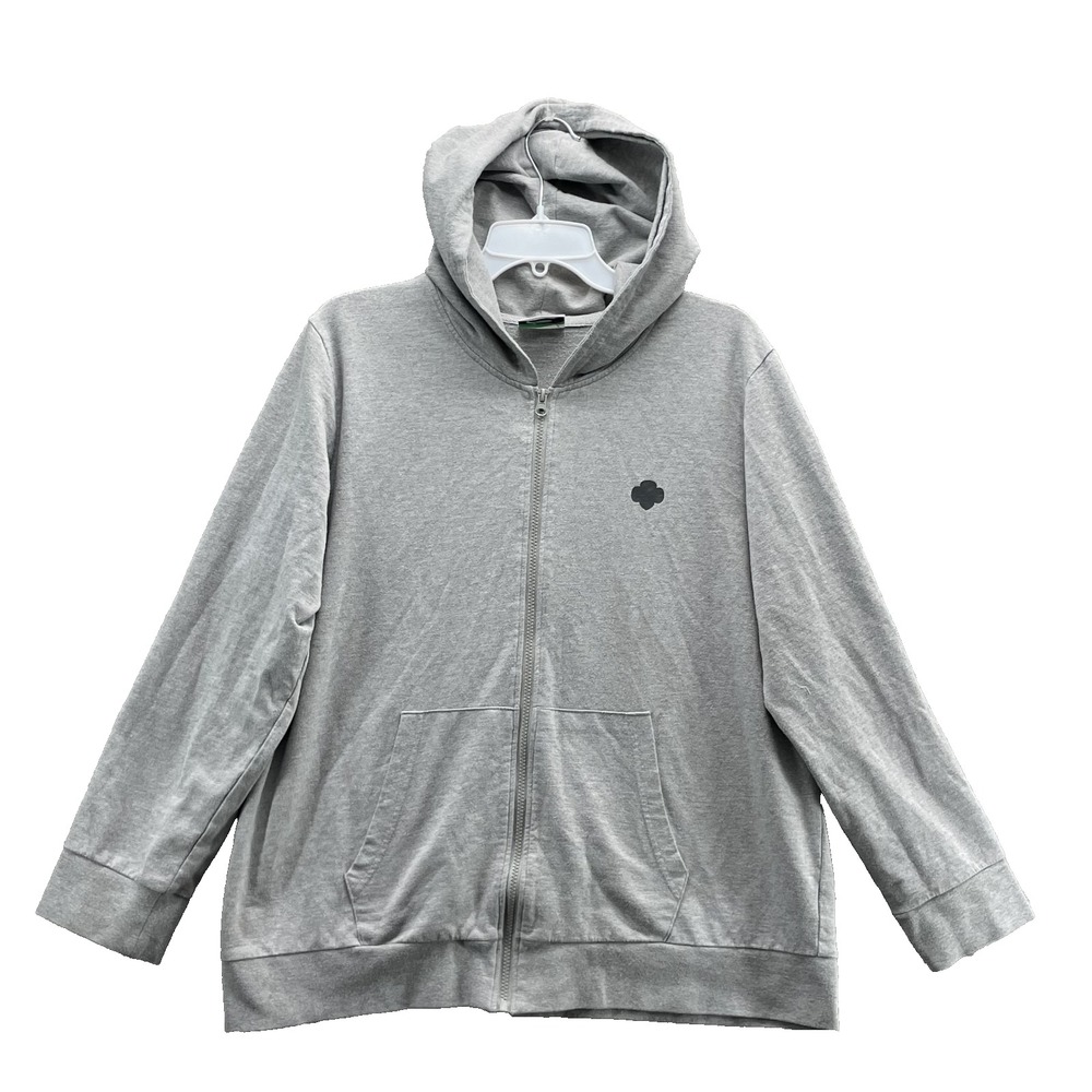 Girl‎ Scouts Hoodie Women's XL Gray Cozy Travel Outdoor Hiking Camping Gorpcore